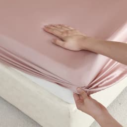 Luxurious Mulberry Silk Fitted Sheet with Elastic Bands Full Around Mattress Cover Smooth Non-Slip Bed Cover 100/120/160/180/200