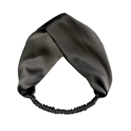 100% Mulberry Silk Headbands for Women Vintage Cross Elastic Head Wrap Hair Accessories 16 Momme