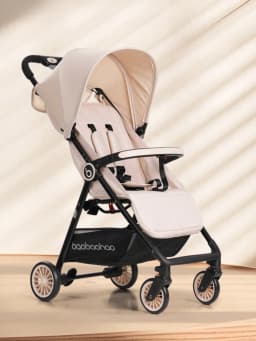 Black Lightweight Baby Stroller 4.7kg Portable for Airplanes Trains Cars Home And Business Use Convenient Travel Stroller