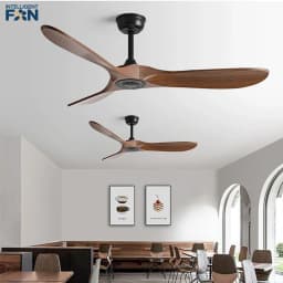 36/42/52/60 Inch Ceiling Fan Industrial Vintage ABS Ventilator No Light Remote Control Decorative Blower Retro Large Fans