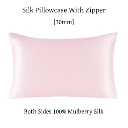 Zipper Pillowcase 1pc 30mm 100% Mulberry Silk Solid Color Comfortable Ventilate Many Sizes Customized
