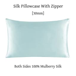 Zipper Pillowcase 1pc 30mm 100% Mulberry Silk Solid Color Comfortable Ventilate Many Sizes Customized