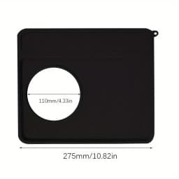 Leeseph Silicone Coffee Mat for Breville 870/880/878 Espresso Machine Top Anti-slip Dustproof Mat Countertop Kitchen Accessories