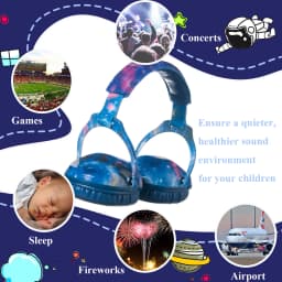 PROTEAR Kids Noise Cancelling Headphones 25dB NRR Hearing Protection Sound Proof for Toddler Safety Earmuff for Concert Airplane