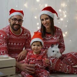 Mommy and Me Clothes 2026 New Christmas Pajamas Set for Family Soft Cute Sleepwear Adults Kids 2 Pieces Suit Xmas Look Outfits