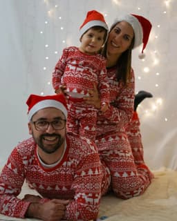 Mommy and Me Clothes 2026 New Christmas Pajamas Set for Family Soft Cute Sleepwear Adults Kids 2 Pieces Suit Xmas Look Outfits