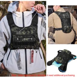 Running Chest Pack Outdoor Sports Vest Backpack For Hiking Race Marathon Bag Men Women Sports Tactical Pouch Camping Backpack
