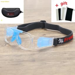 Myopia Basketball Glasses Sport Eyewear Football Anti-Collision Glasses Aspheric Color Photosensitive Changing Spectacle Lenses