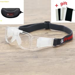 Myopia Basketball Glasses Sport Eyewear Football Anti-Collision Glasses Aspheric Color Photosensitive Changing Spectacle Lenses