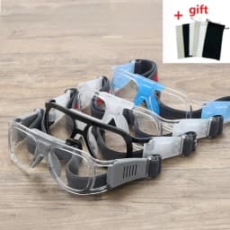 Myopia Basketball Glasses Sport Eyewear Football Anti-Collision Glasses Aspheric Color Photosensitive Changing Spectacle Lenses