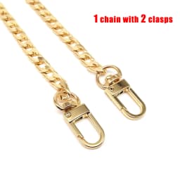High Quality 40/60/80/100/120cm Double Clasp Snap Clip Handbag Purse Chain Leather Bag Strap Handle Shoulder Replace Repair DIY