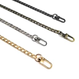 High Quality 40/60/80/100/120cm Double Clasp Snap Clip Handbag Purse Chain Leather Bag Strap Handle Shoulder Replace Repair DIY