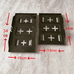 Car Battery Holder Battery Fixing Holder Battery Tray Bracket Battery Installation Tray for SUV Truck RV Cars Engine Repair