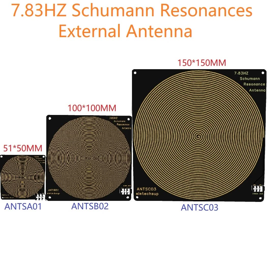 0.01-300KHZ Adjustable Schumann Resonances 7.83HZ External Antenna 3.5MM Audio Input for SMLDA01 SMJAC03 SMECN04