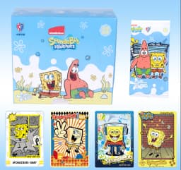 KABAO Anime SpongeBob SquarePants Patrick Star Card Collection Trading Cards Cartoon Funny Collection Cards Toy For Kids Gift