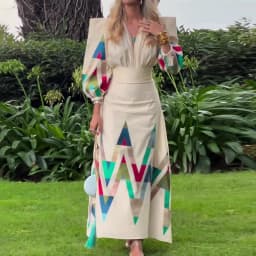 New 2026 Spring Sequined Women's Two Piece Fashion V-neck Long Sleeved Pullover Suit Casual High Waist A-line Skirt Banquet Set