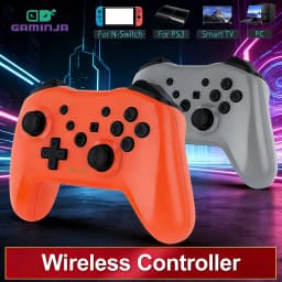 GAMINJA New Wireless Controller No Latency Bluetooth Gamepad PC Joystick For Nintendo Switch Game Console PS3 TV Box PC