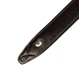 Soldier High Quality Genuine Leather Real Cowhide Guitar Strap for Electric Bass Guitar Adjustable Padded Belt Black Browm Color