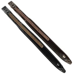 Soldier High Quality Genuine Leather Real Cowhide Guitar Strap for Electric Bass Guitar Adjustable Padded Belt Black Browm Color
