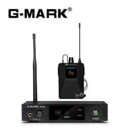 Wireless In Ear Monitor G-MARK SR100 UHF Stage Return Studio Frequency Selectable For Guitar Band Performance DJ Party
