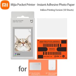 Xiaomi Portable Dye-Sublimation Photo Paper/Stickers 50 Sheets Original zink Mijia Pocket Printer Self-adhesive Photo Paper
