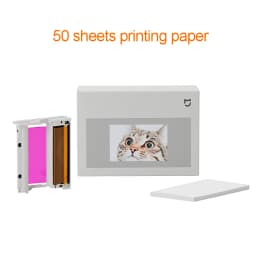 Xiaomi Portable Dye-Sublimation Photo Paper/Stickers 50 Sheets Original zink Mijia Pocket Printer Self-adhesive Photo Paper