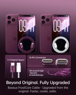 Baseus 100W Cable USB Type C for iPhone 18 17 16 Pro Max Plus Charger Cable Type-C for Macbook Pro ipad PD Cable Fast Charging