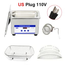 Ultrasonic Cleaner Ultrasound Glasses Jewelry Cleaner 40KHZ High Frequency Ultrasonic Washing Bath for Glasses Jewelry Cleaning