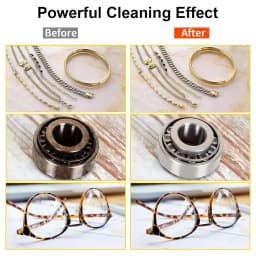 Ultrasonic Cleaner Ultrasound Glasses Jewelry Cleaner 40KHZ High Frequency Ultrasonic Washing Bath for Glasses Jewelry Cleaning
