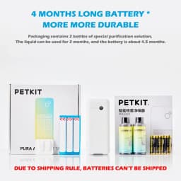 PETKIT PURE MAX Litter Box, Anti-Bacteria Smart K3 Spray Cat Toilet Deodorant, Odor Removal Machine, 4-Month Endurance