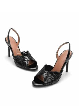 2026Fashionable Women's Summer New Sexy Sequined Slim High-heeled Sandals, Women's Wedding Party Plus Size Sandals