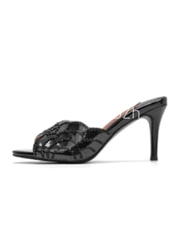 2026Fashionable Women's Summer New Sexy Sequined Slim High-heeled Sandals, Women's Wedding Party Plus Size Sandals