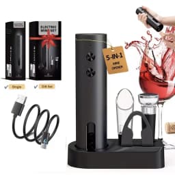 Electric Wine Bottle Opener Automatic Red Wine Corkscrew Wine Opener Wine Tools Kitchen Products Performance Plastic