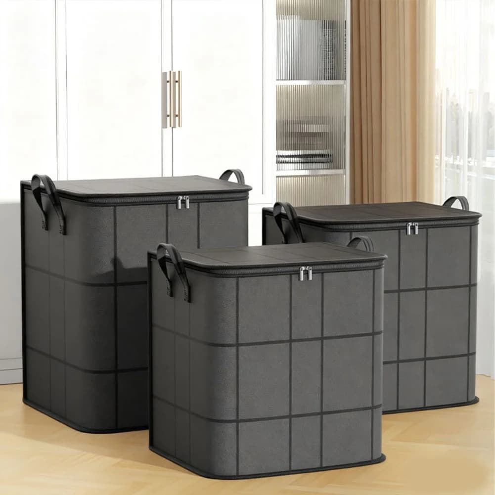 1pc Large Capacity Clothes Storage Bag Stackable Blanket Storage Bags Storage Containers For Organizing Bedroom Closet Clothing