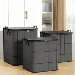 1pc Large Capacity Clothes Storage Bag Stackable Blanket Storage Bags Storage Containers For Organizing Bedroom Closet Clothing