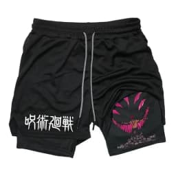 2026 Summer Jujutsu Kaisen Men's Cosplay Shorts Double-layer Two-in-one Shorts Quick-drying Fake Two-piece Unisex Shorts