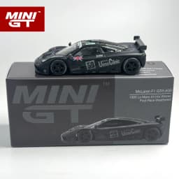 MINIGT 1:64 McLaren F1 GTR #59 1995 Le Mans 24Hr Winner MGT soiled alloy car Model 870