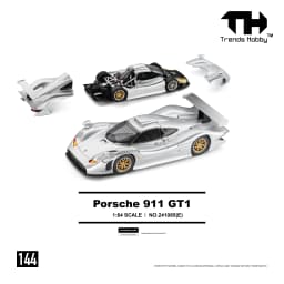 Trends Hobby 1:64 Porsche 911 GT3 Alloy Diecast Car Model Lamborghini Huracan Free Wheels Diecast Collection Gift
