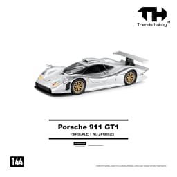 Trends Hobby 1:64 Porsche 911 GT3 Alloy Diecast Car Model Lamborghini Huracan Free Wheels Diecast Collection Gift