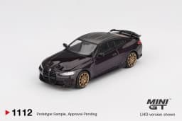 MINIGT 1:64 BMW M4 CS Black Sapphire MGT01213-CH Cars Alloy Diecast Metal Model Kids Toys Boys