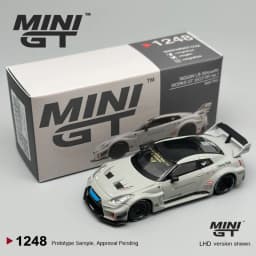 MINIGT 1:64 NISSAN R35 Matte Grey Lamborghini Aventador Martin DBS White ZR1 Yellow Alloy Car Model 1248 1133 1225 1158