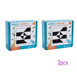 Wooden 3D Jigsaw Puzzle Montessori Geometric Shape Puzzles Building Blocks Kids Educational Logical Thinking Training Kids Gift