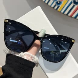 2026 New Model Unisex Fashion Plastic Cat's Eye Frame Sunglasses For Driving Street Photography And Traveling Accessories