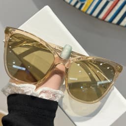 2026 New Model Unisex Fashion Plastic Cat's Eye Frame Sunglasses For Driving Street Photography And Traveling Accessories