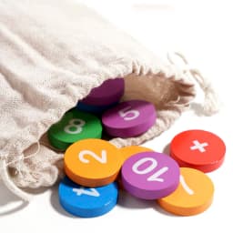 Children's Wooden Number Decomposition Addition Subtraction Operation Montessori Logical Thinking Training Math Educational Toys