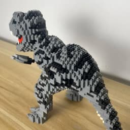 Tyrannosaurus Rex or Velocira Dinosaur Models Micro Mini Building Blocks for Adult Puzzle Toys Perfect Gifts Desktop Decoration