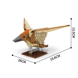 Tyrannosaurus Rex or Velocira Dinosaur Models Micro Mini Building Blocks for Adult Puzzle Toys Perfect Gifts Desktop Decoration