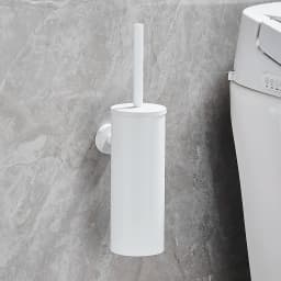 Stainless Steel Bathroom Toilet Brush Holder Accessories Black Toilet Brush Wall Mounted WC Cleaner Brush FR07