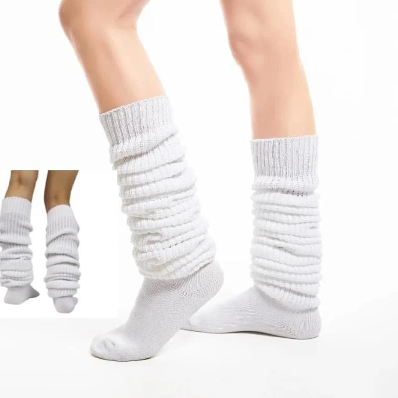 New White Black Loose Socks Slouch Boots Stockings Woman JK Uniform Accessories Leg Warmers Cosplay Socks for Women Girls 2027