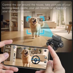 KF32 1:64 RC Mini Climbing Alloy Video Car With LED Light and HD Camera Radio Remote Control Vehicle Toy for Kids Best Gift